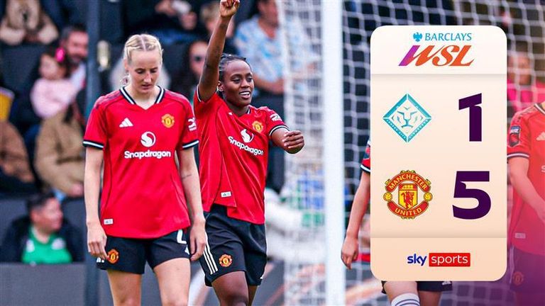 Man Utd London City Lionesses highlights.