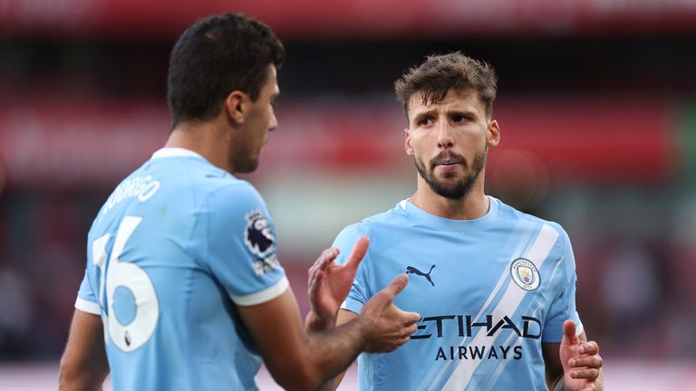 Gary Neville has praised Man City's approach during their 1-1 draw against Arsenal