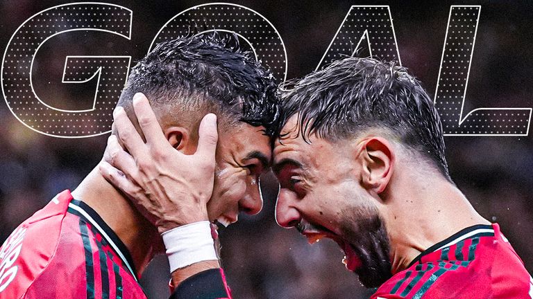 Man Utd - Casemiro scores against Chelsea