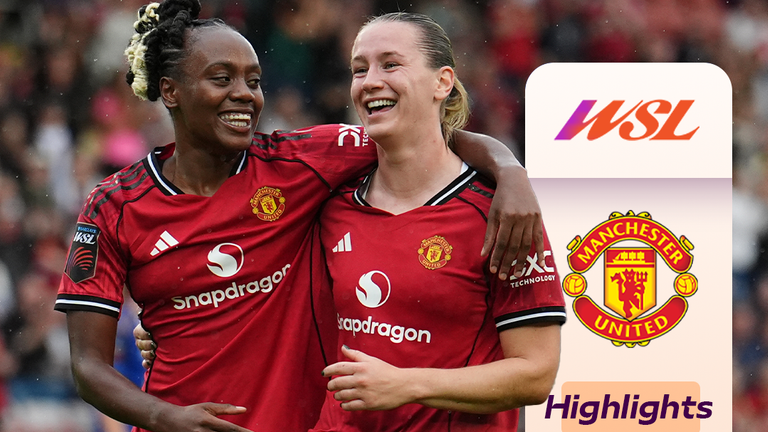 Man Utd vs Leicester WSL vertical highlights
