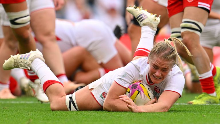 England's Alex Matthews 