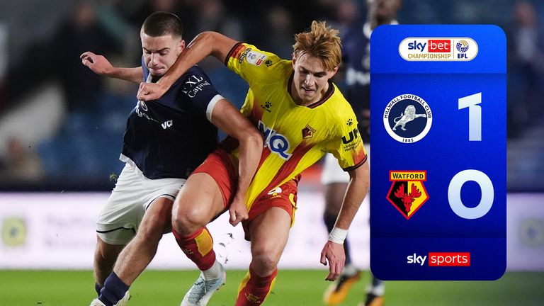 Highlights of the Sky Bet Championship match between Millwall and Watford. 