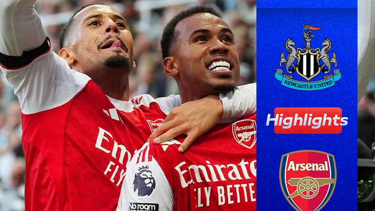 Newcastle vs Arsenal vertical highlights
