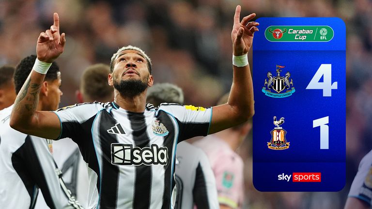 Newcastle 4-1 Bradford