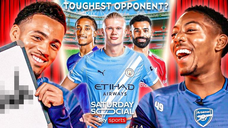 Joe Thomlinson is joined by Ethan Nwaneri & Myles Lewis-Skelly to test how well the Arsenal youngsters know each other with a game of Football Friends.