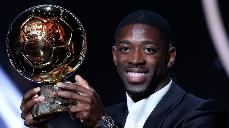 Ballon d'Or 2025: Ousmane Dembele and Aitana Bonmati win top prizes as Sarina Wiegman lands award for best coach | Football News | Sky Sports