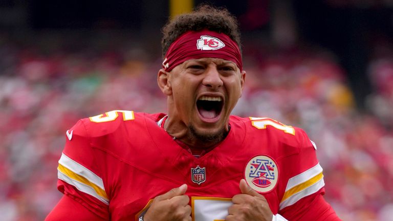 Kansas City Chiefs quarterback Patrick Mahomes 