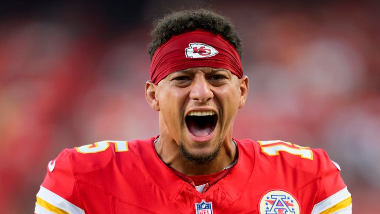 Kansas City Chiefs quarterback Patrick Mahomes 