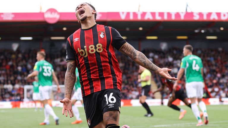 Marcus Tavernier rues a missed chance against Newcastle