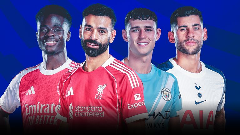Bukayo Saka, Mohamed Salah, Phil Foden, Cristian Romero