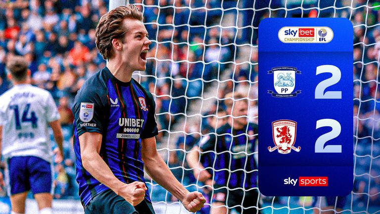 Preston-Middlesbrough highlights.