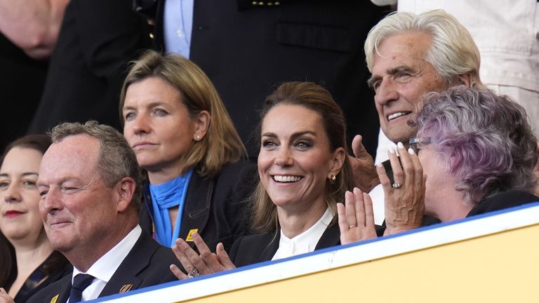 The Princess of Wales was among those in attendance in Brighton