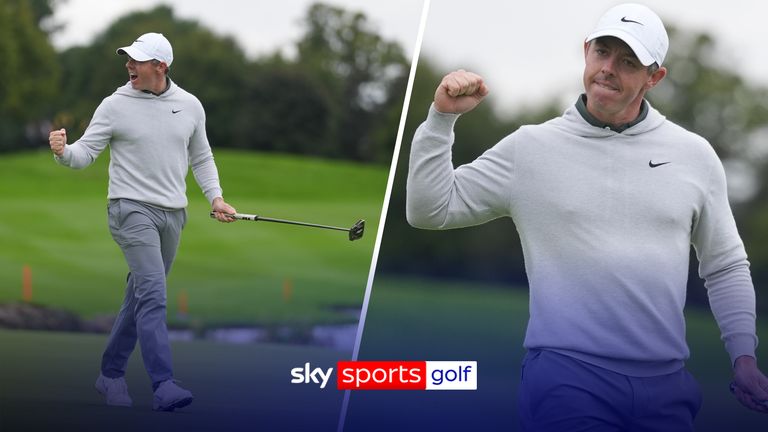 RORY MCILROY 18TH HOLE K CLUB PUTT 07 SEP