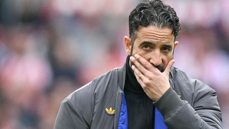 Ruben Amorim has won just nine of his 33 games in the Premier League with Manchester United