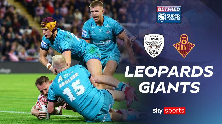 Highlights from the Super League clash between Leigh Leopards and Huddersfield Giants.