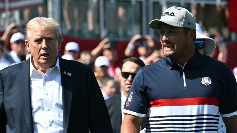 Bryson DeChambeau, Donald Trump (Ryder Cup)