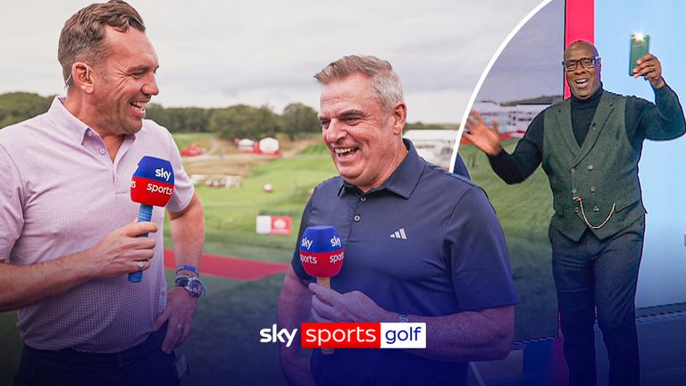 Jamie Weir's interview with Paul McGinley interrupted by David Bowie song!