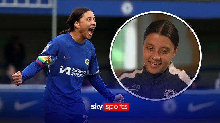 Sam Kerr talks motherhood and how time away from the game showed her 'there's more to life than football'.