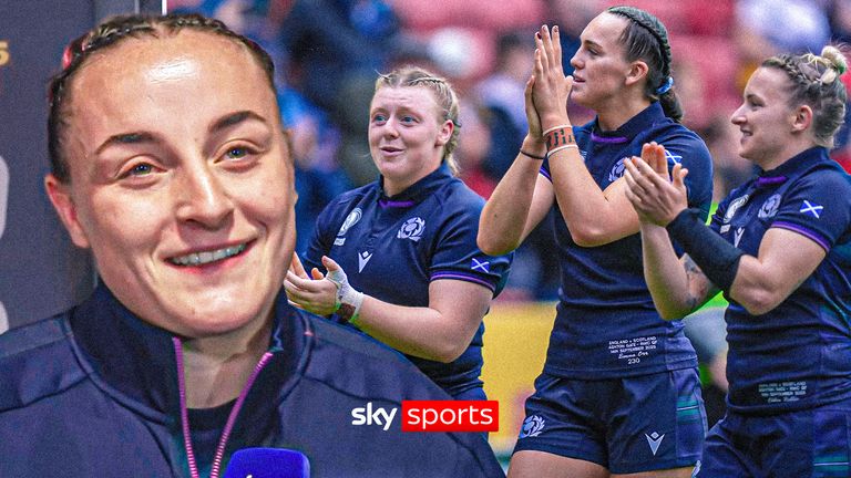 Scotland's Evie Gallagher speaks on the future of rugby.
