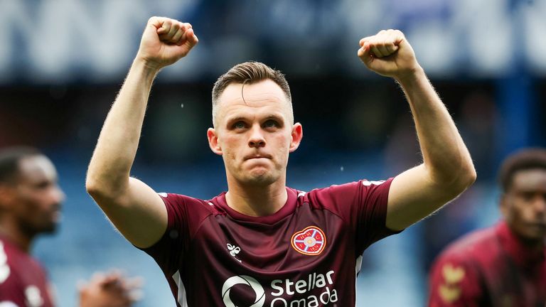 Lawrence Shankland ha segnato quattro gol nelle sei partite di Heart League 