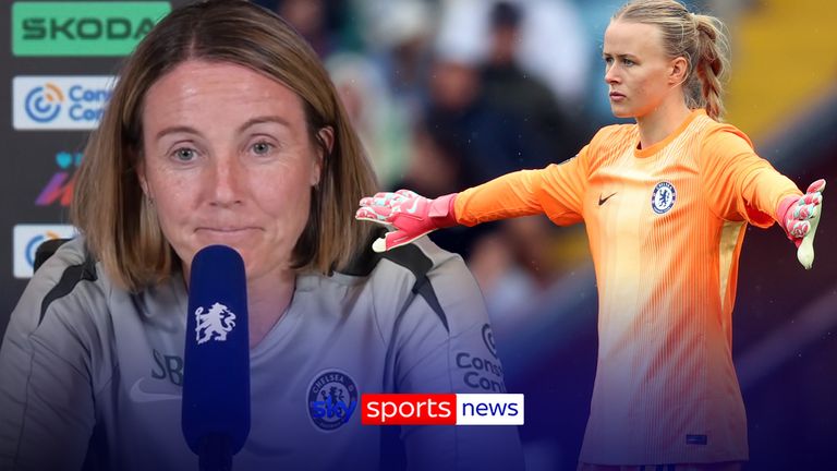 Chelsea boss Sonia Bompastor praises goalkeeper Hannah Hampton