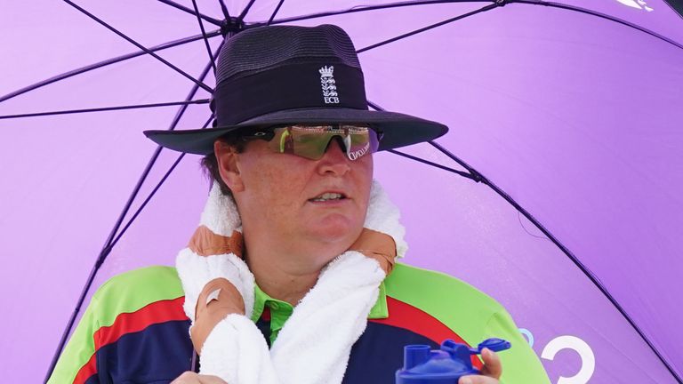 Sue Redfern, cricket umpire (PA Images)