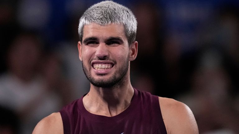 Carlos Alcaraz, Japan Open 2025 (Associated Press)