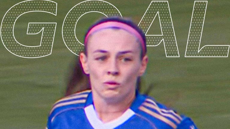 Tierney scores for Leicester against Spurs in the WSL