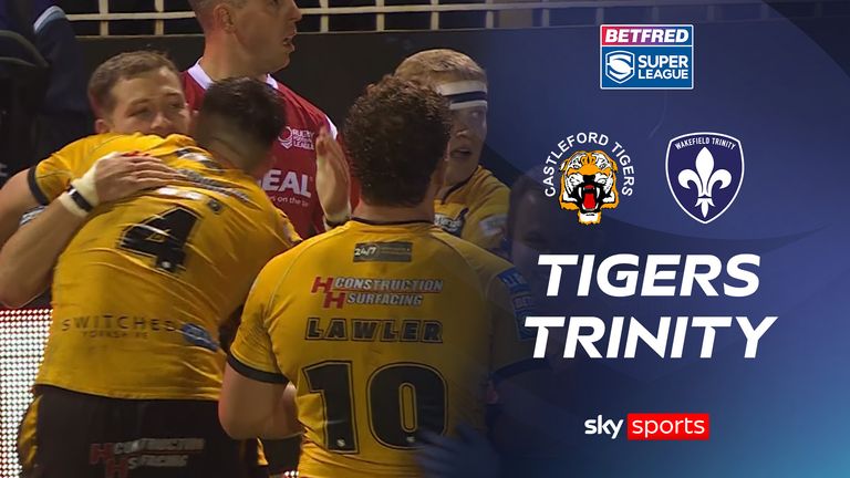Punti salienti della partita della Super League tra Castleford Tigers vs Wakefield Trinity