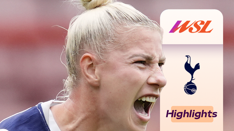 WSL - Tottenham vs West Ham vertical highlights