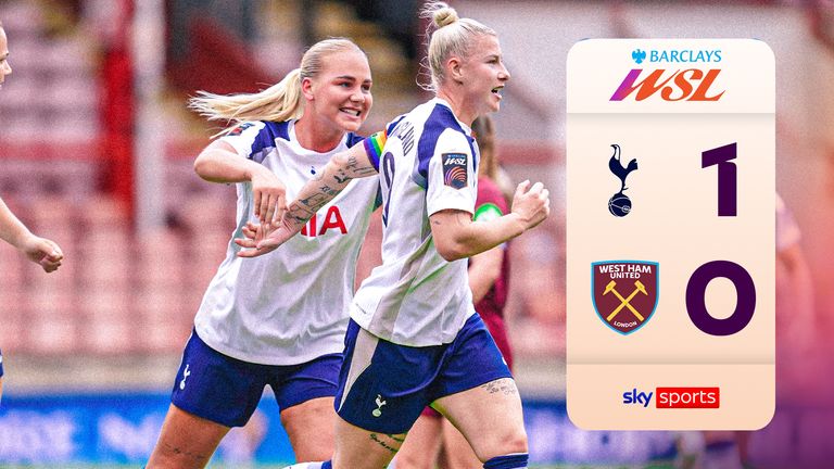 Tottenham Hotspur 1-0 West Ham | WSL highlights