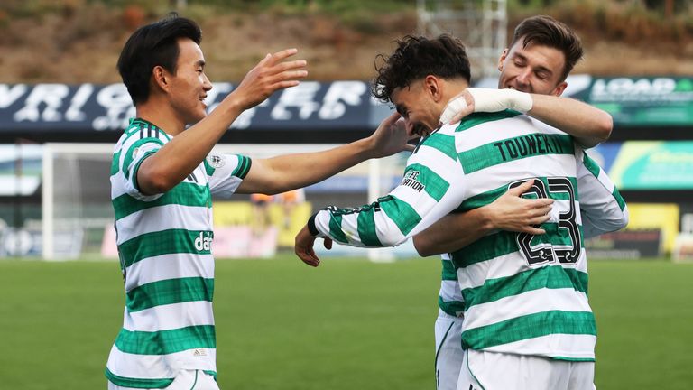 Sebastian Tounekti, Partick Thistle'ye karşı galibiyette ilk Celtic golünü attı