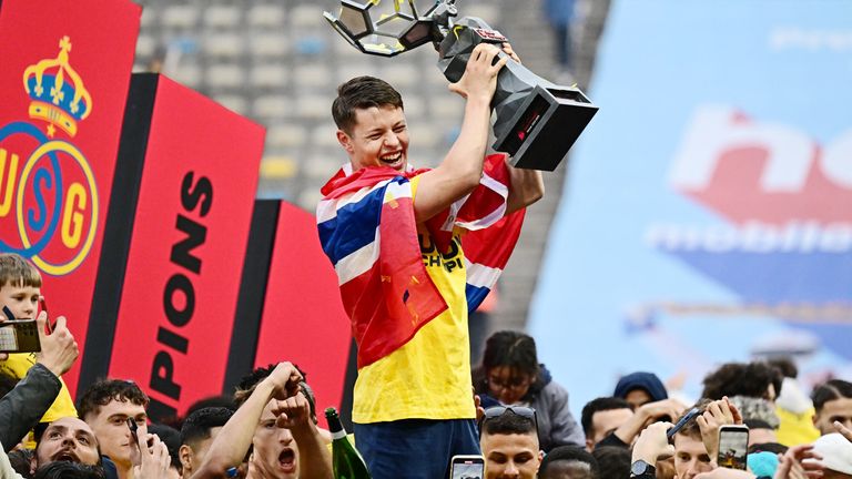 Belgian club Union Saint-Gilloise celebrated a first title win in 90 years in May
