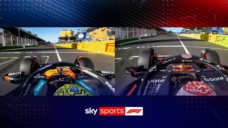 Max Verstappen e Lando Norris