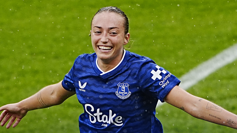 Vignola scores three for Everton at Liverpool