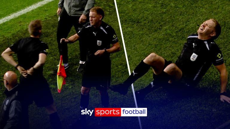 Linesman injured WIGvWYC