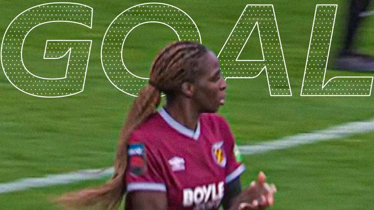 WSL - West Ham score against Brighton 