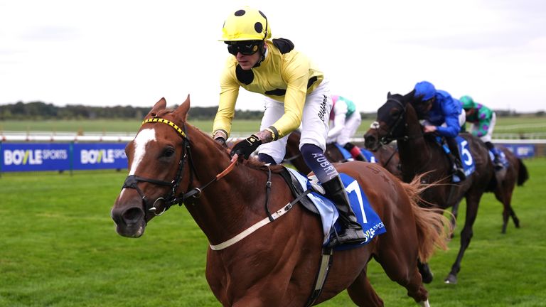 Zeus Olympios was not to be denied at Newmarket