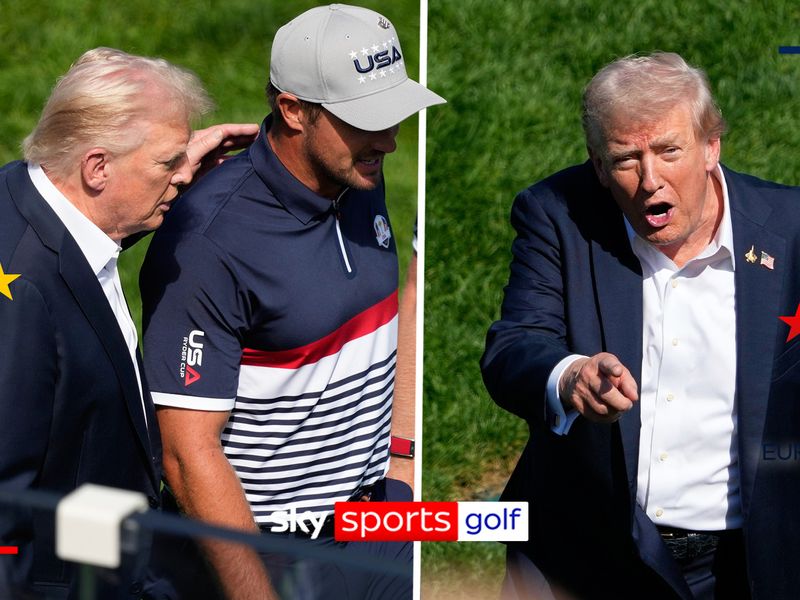 Ryder Cup: President Donald Trump arrives at Bethpage ahead of