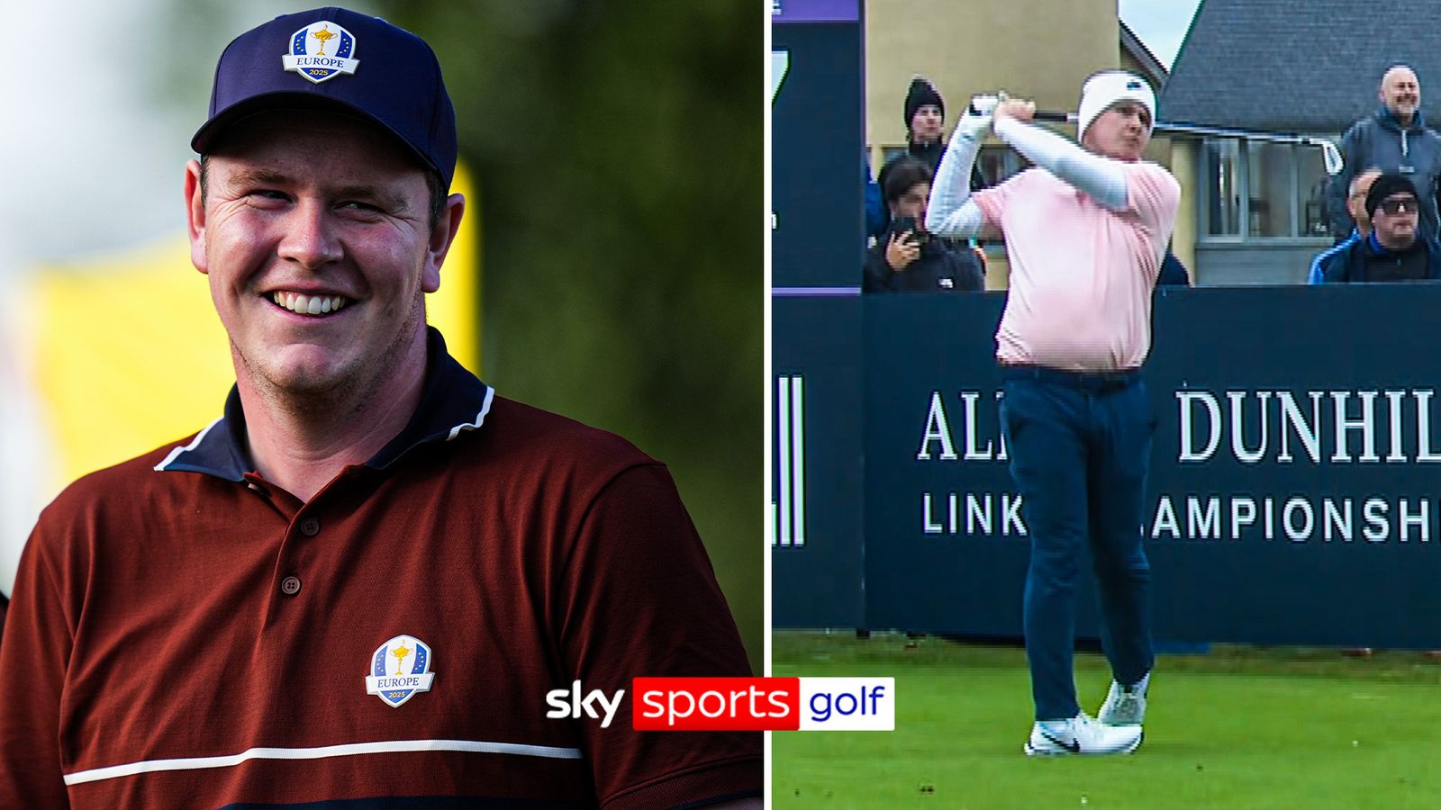 Dog BARKS during MacIntyre swing at Alfred Dunhill Links!