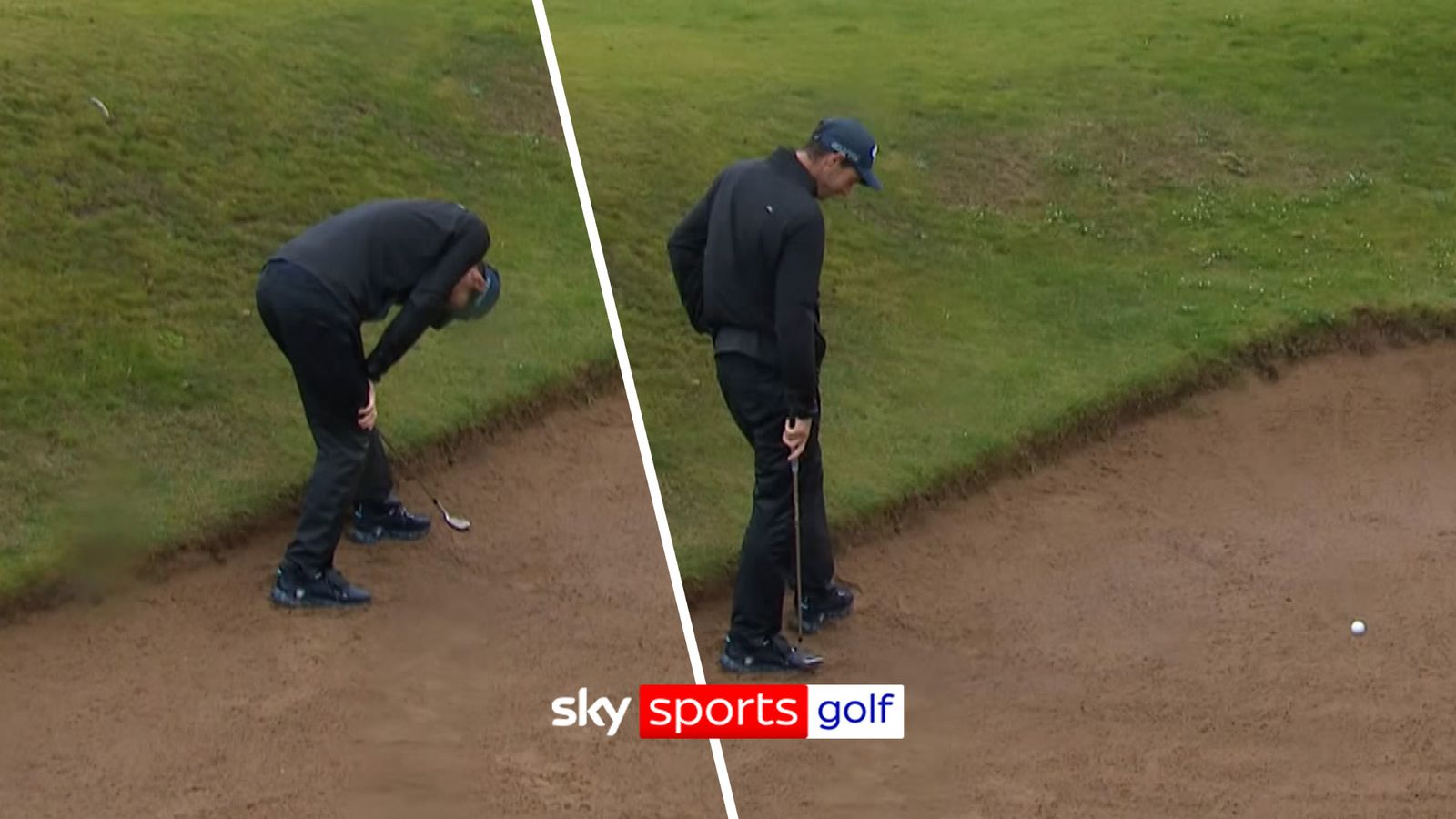 Andy Murray hits shank in bunker! | 'You will see that on social media!'
