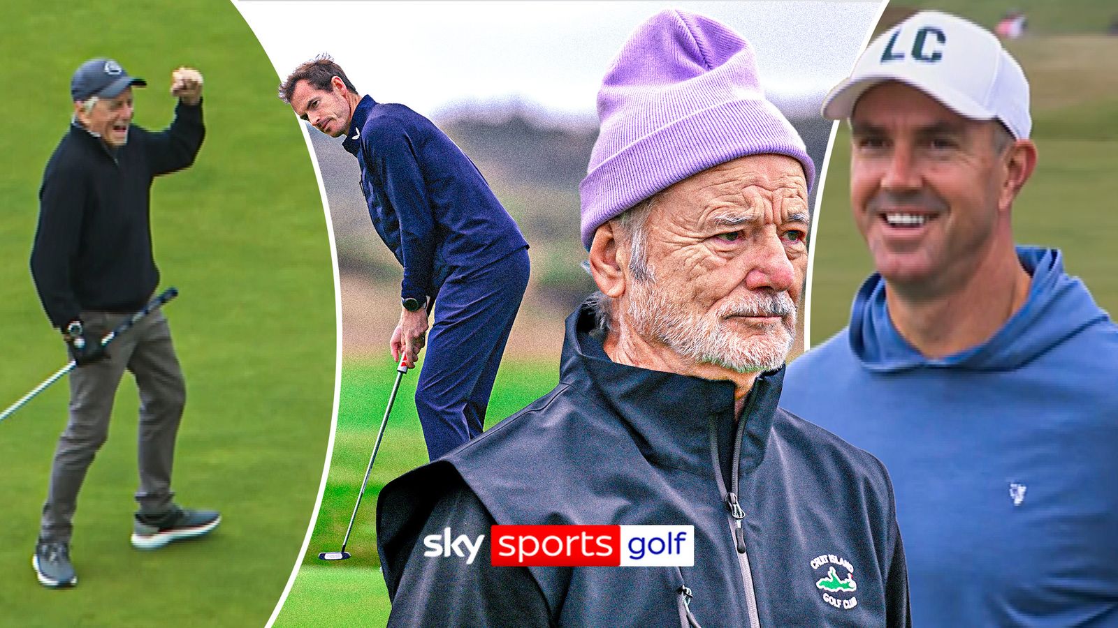 The best of celebs at Alfred Dunhill Links! Andy Murray, Kevin Pietersen, Michael Douglas and more!
