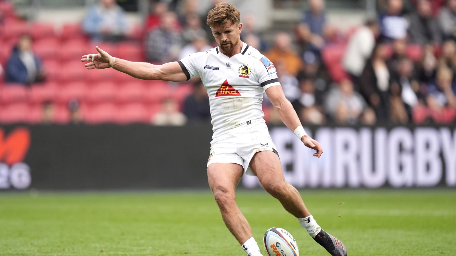 Gallagher Prem: Henry Slade inspires Exeter to Harlequins rout in timely show for England
