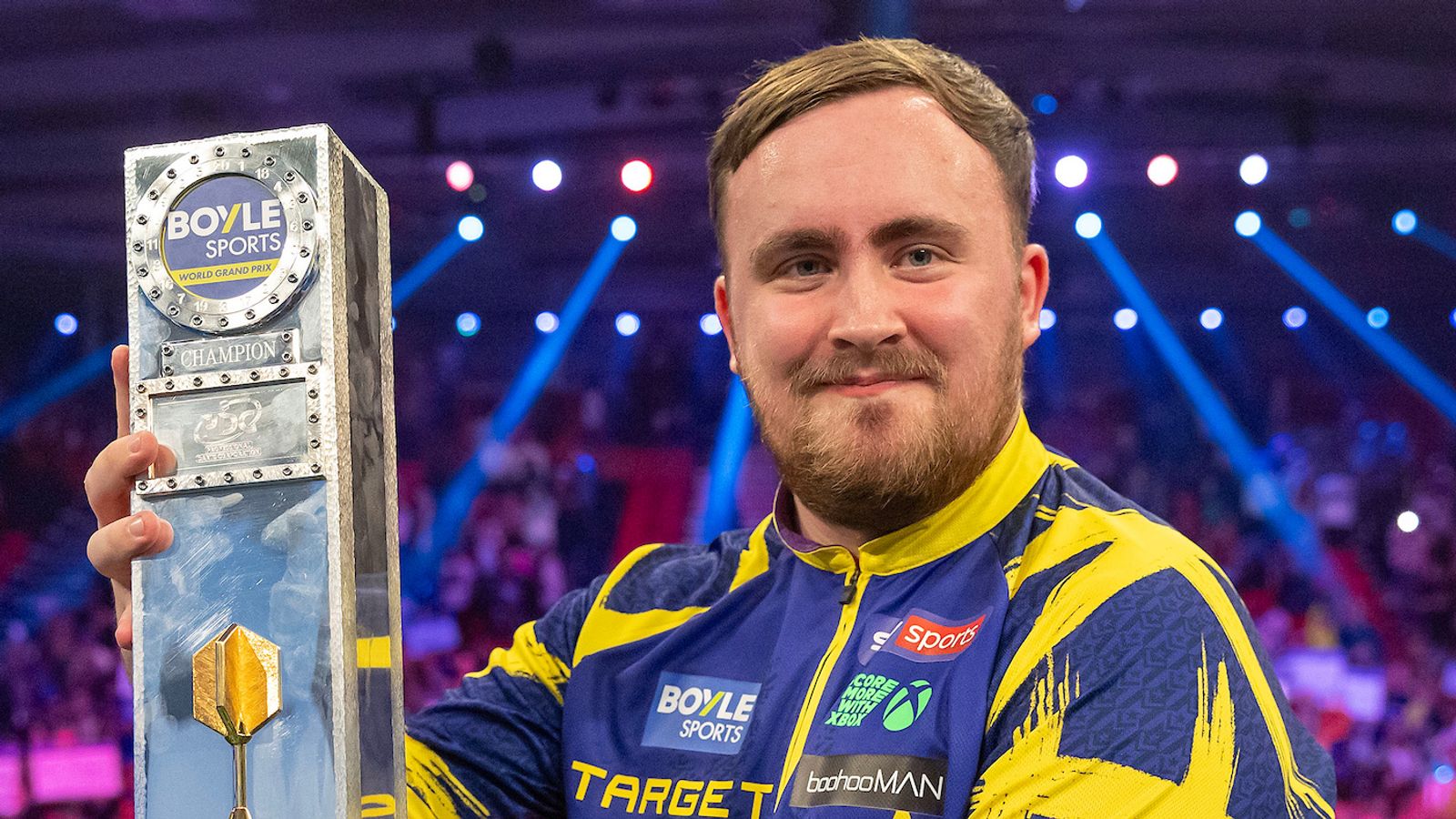 World Grand Prix darts: Luke Littler thrashes Luke Humphries 6-1 to claim another TV major title and close on world No 1 spot in Leicester