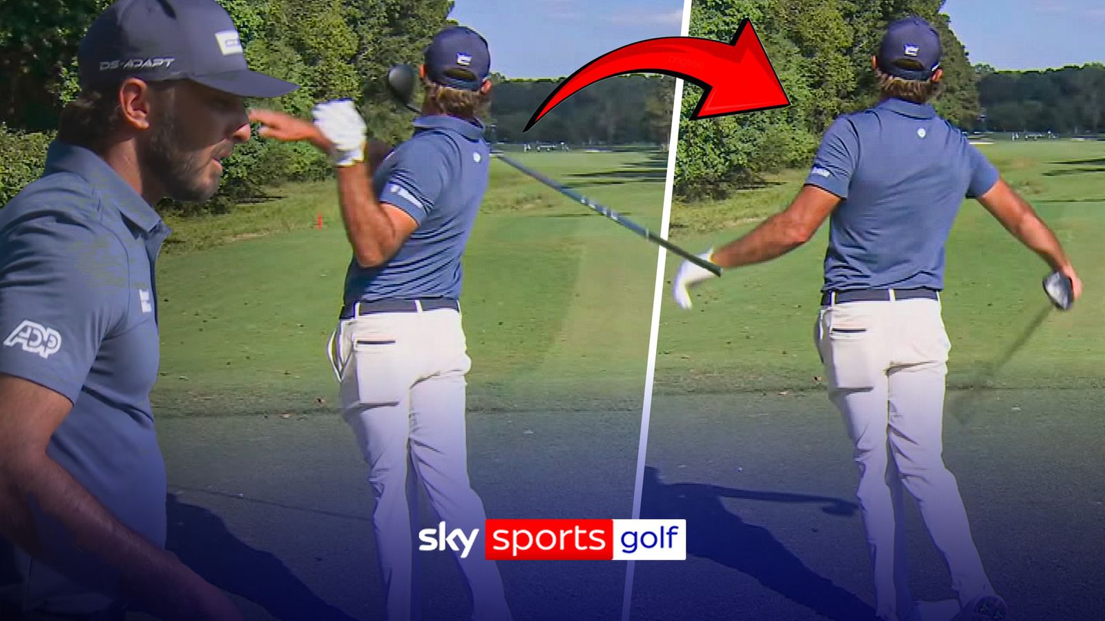 Sanderson Farms Championship: Max Homa drops club during poor drive - but catches it in impressive fashion!