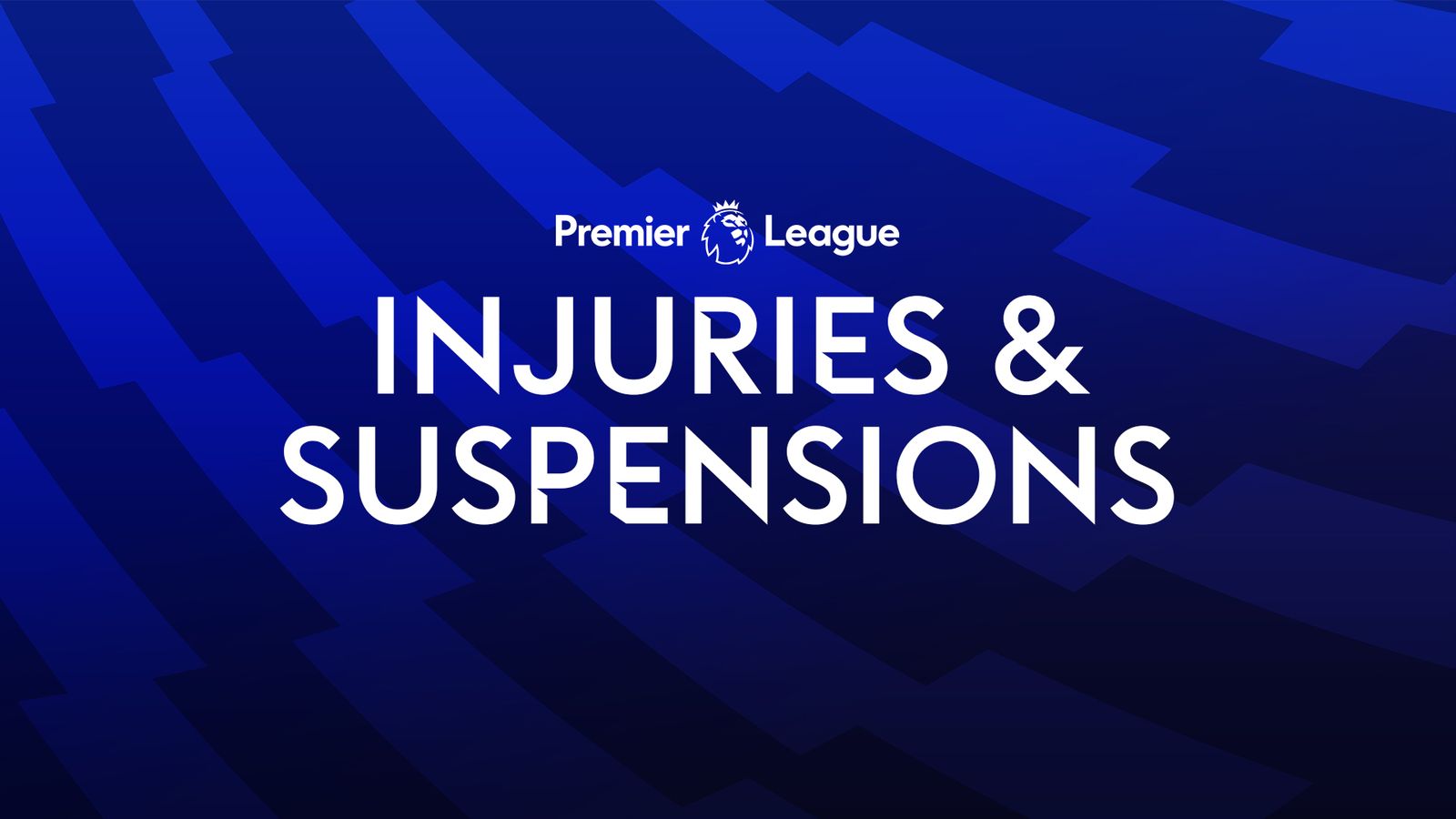 Who's fit, who's out? Premier League injury and suspension tracker