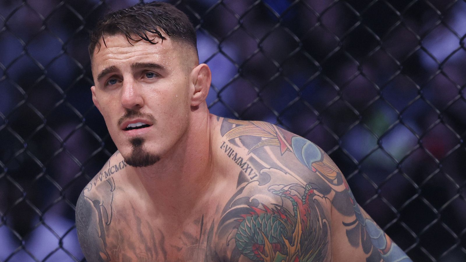 Tom Aspinall diagnosed with rare eye condition after accidental eye poke ended his UFC heavyweight title defence against Ciryl Gane