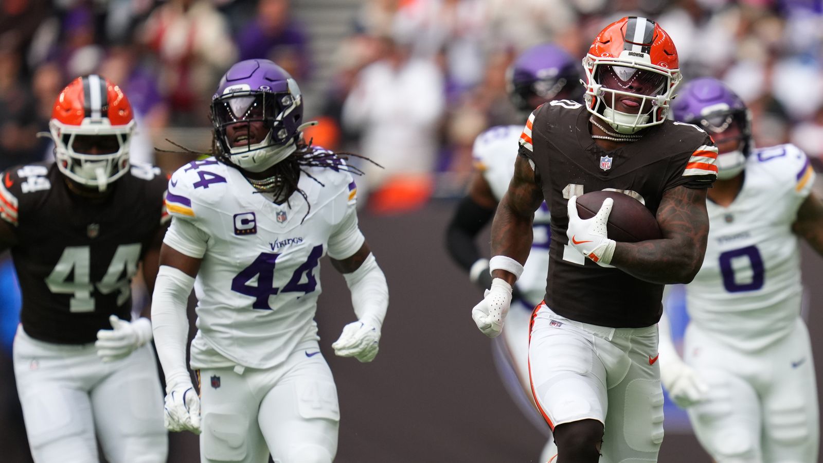 NFL live scores, results, highlights: Cleveland Browns vs Minnesota Vikings updates from Tottenham Hotspur Stadium - Sky Sports