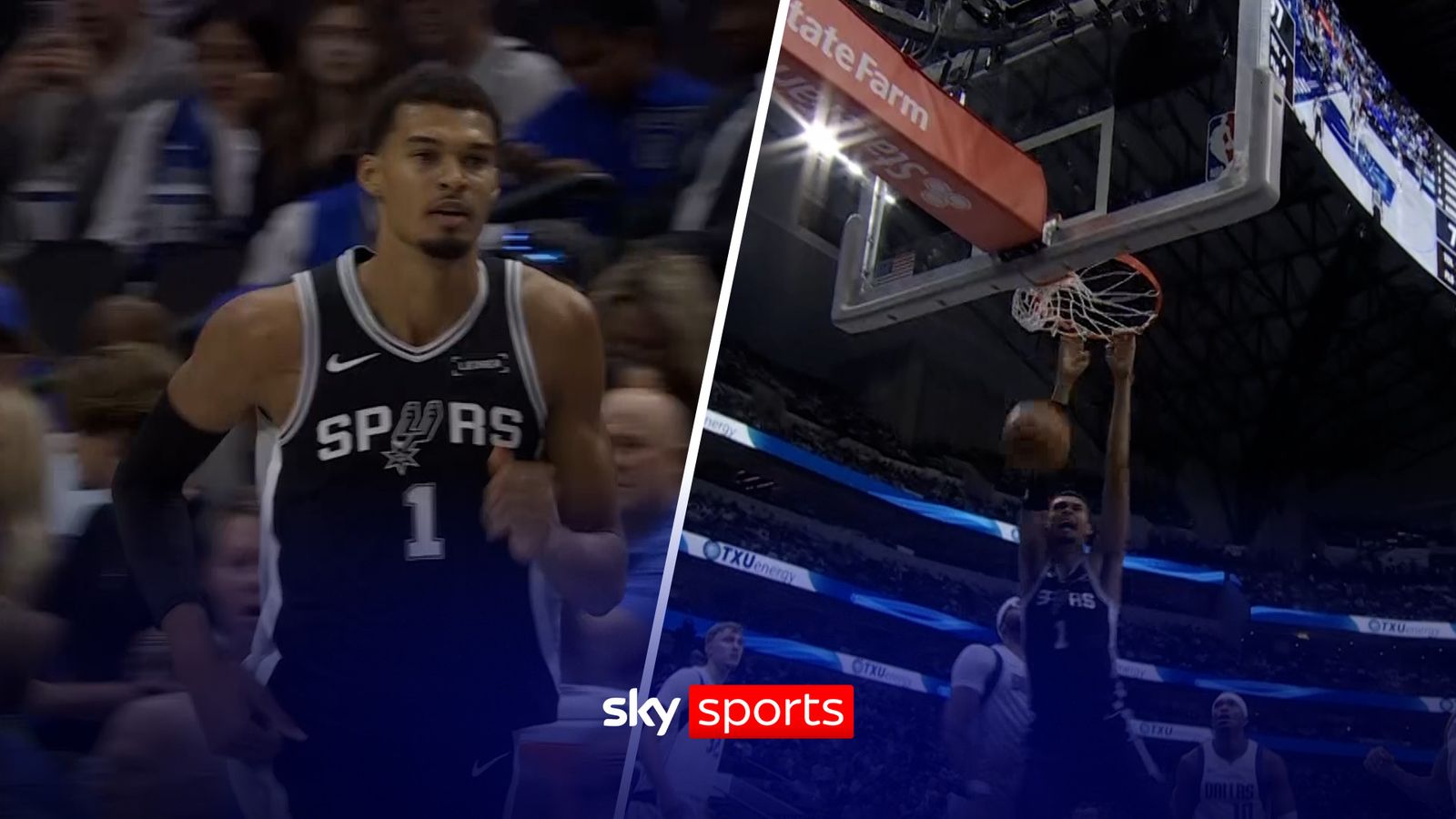 NBA: Victor Wembanyama scores 40 as Spurs destroy Mavericks in season opener