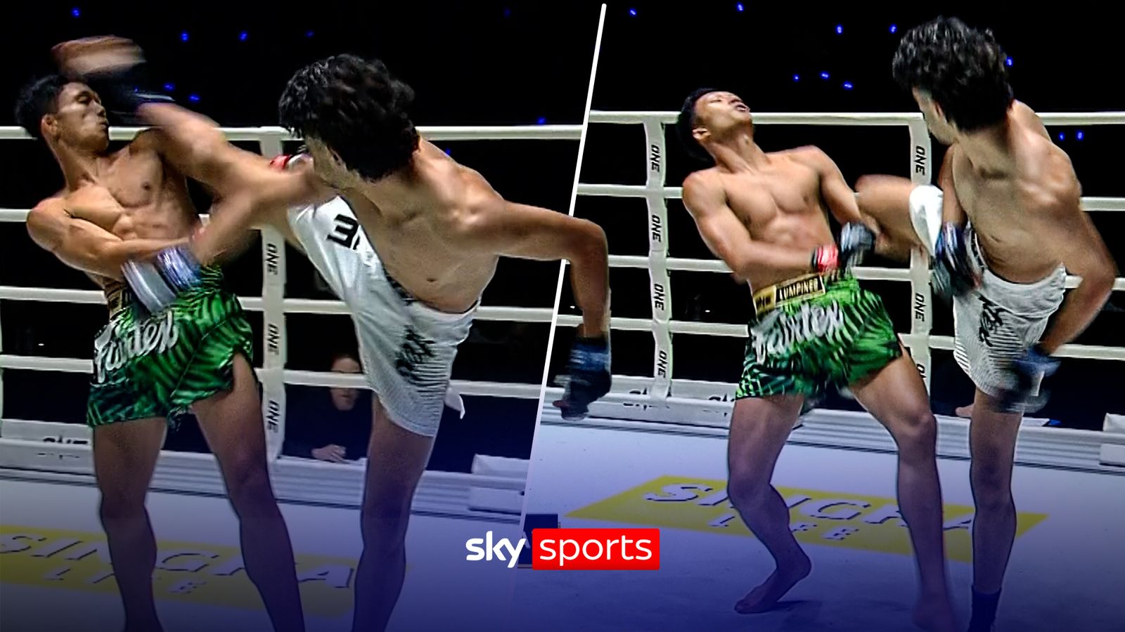 ONE Championship: Fighter pulls off INCREDIBLE wheel kick en route to KO win!